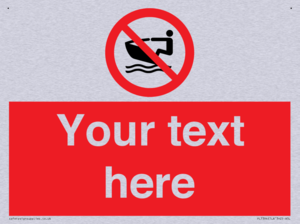 Custom No personal water craft